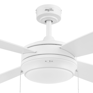 Foto 5 | Ventilador De Techo De 52 Pulgadas Con Luz Led Y 4 Aspas Reversibles De Madera Con Control Remoto