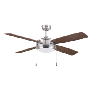 Foto 3 | Ventilador De Techo De 52 Pulgadas Con Luz Led Y 4 Aspas Reversibles De Madera Con Control Remoto