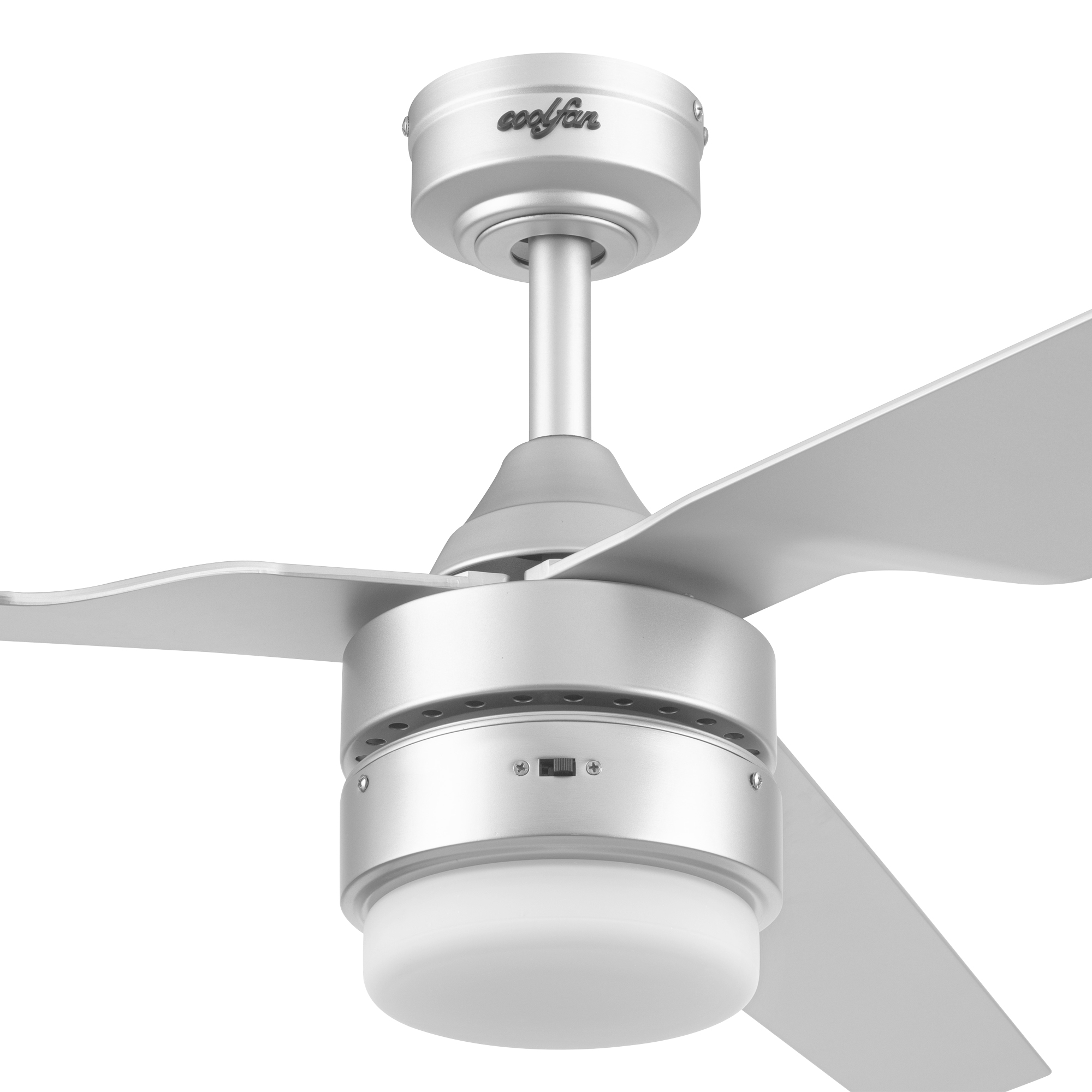 Foto 6 pulgar | Coolfan Ventilador De Techo De 52 Pulgadas Con Luz Led Y 3 Aspas Plásticas Con Control Remoto Para Interior Y Exterior