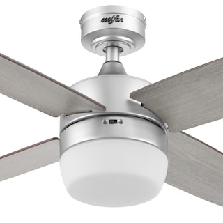 Foto 5 | Ventilador de Techo Luz Led 44" con 4 Aspas Reversibles y Control Remoto