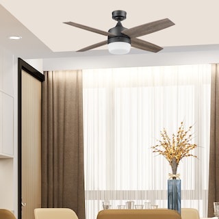 Foto 7 | Ventilador de Techo Luz Led 44" con 4 Aspas Reversibles y Control Remoto