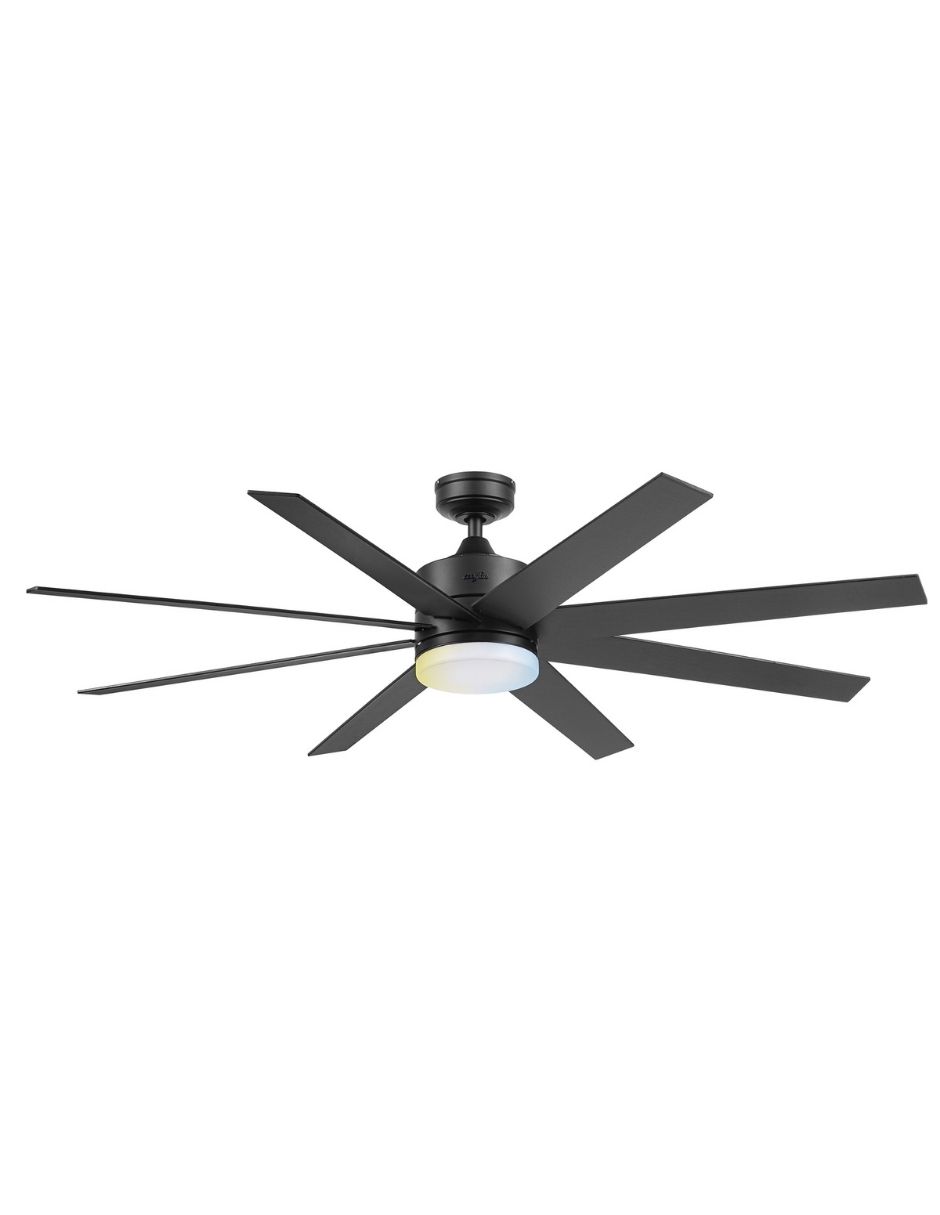 Foto 2 pulgar | Coolfan Ventilador De Techo Luz Led 62 Pulgadas Con 8 Aspas Reversibles