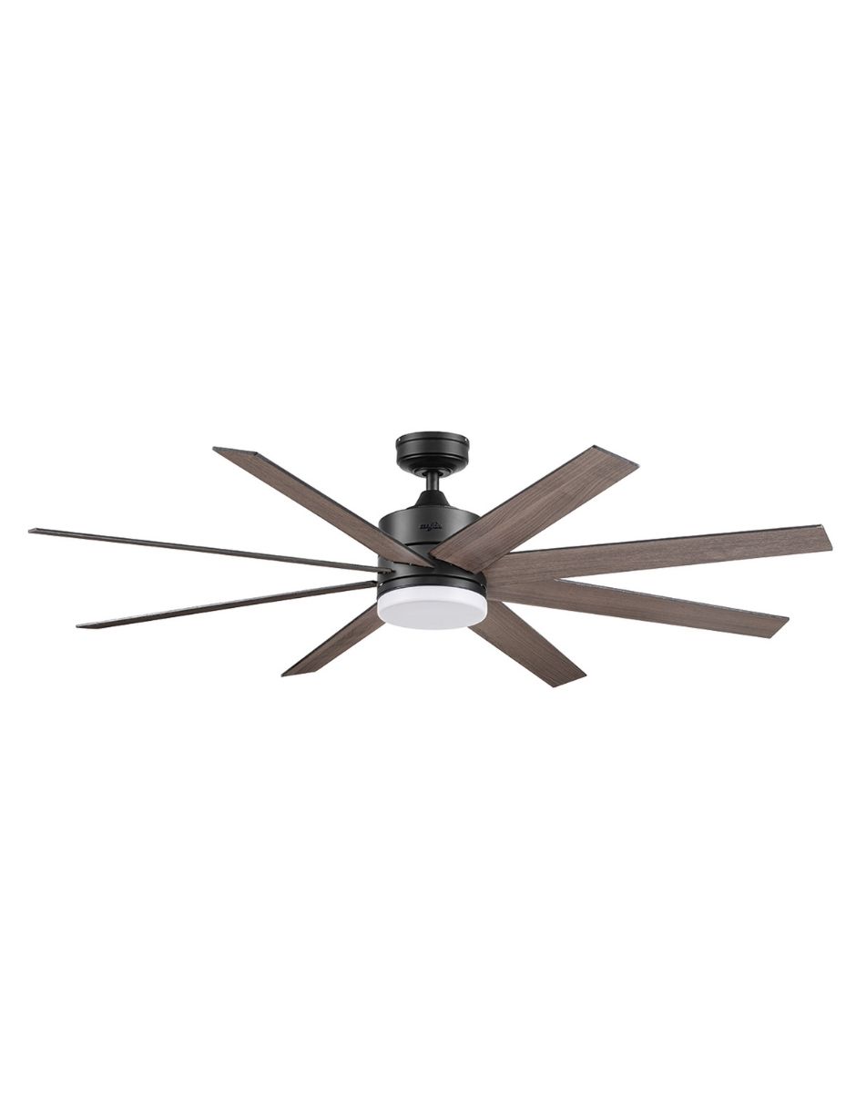 Foto 4 pulgar | Coolfan Ventilador De Techo Luz Led 62 Pulgadas Con 8 Aspas Reversibles