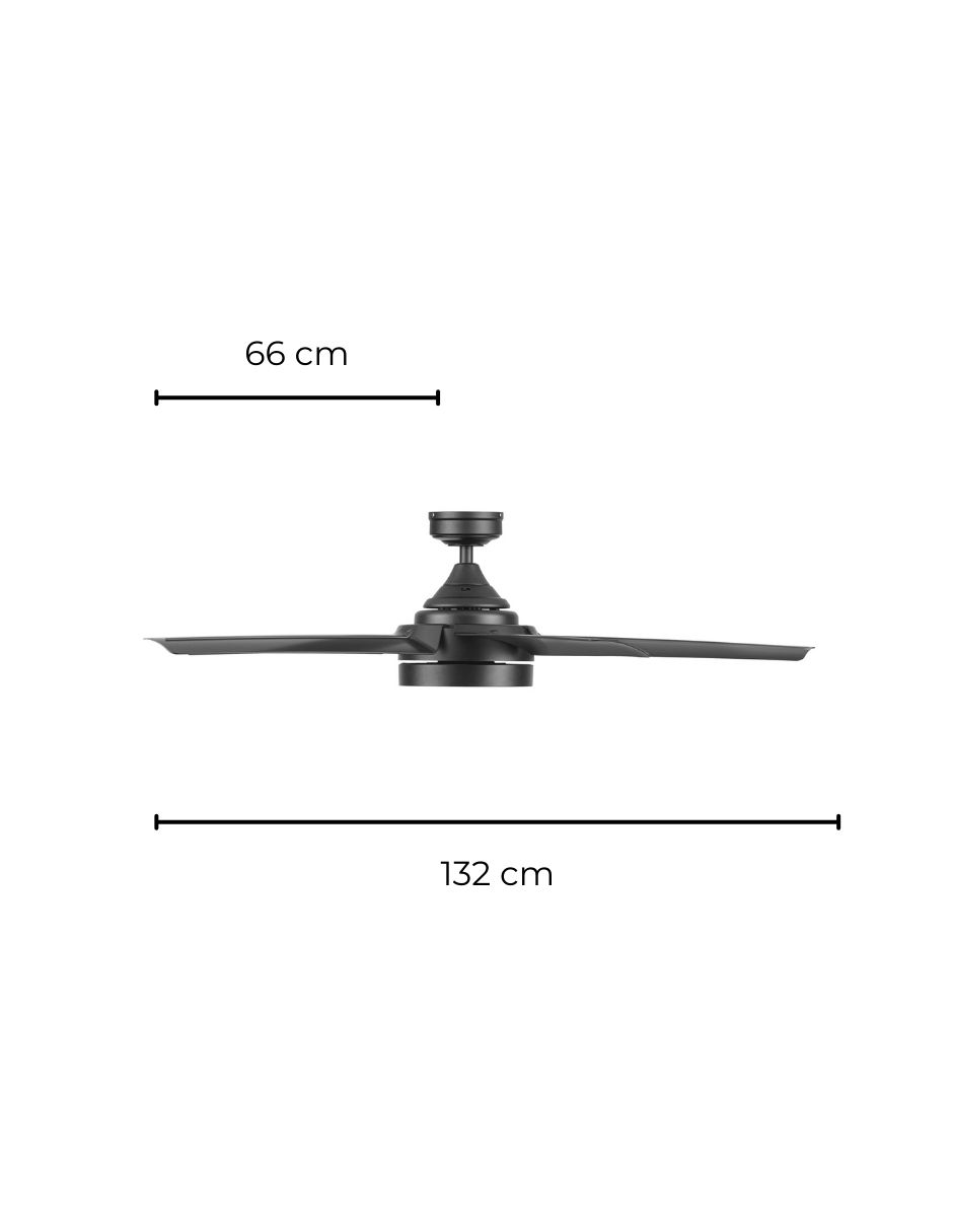 Foto 5 | Honeywell Ventilador De Techo Luz Led 52 Pulgadas 5 Aspas