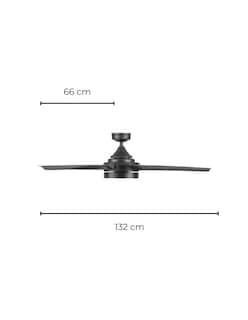 Foto 5 | Honeywell Ventilador De Techo Luz Led 52 Pulgadas 5 Aspas