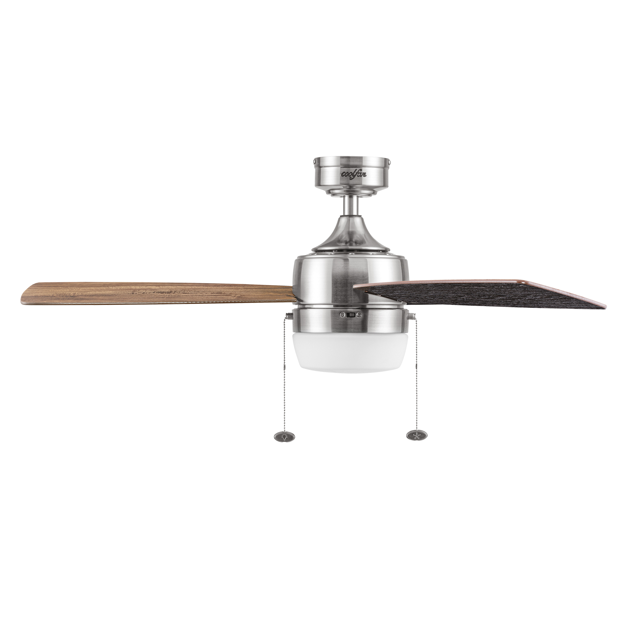 Foto 4 pulgar | Coolfan Ventilador De Techo Luz Led 44 Pulgadas Con 3 Aspas Reversibles