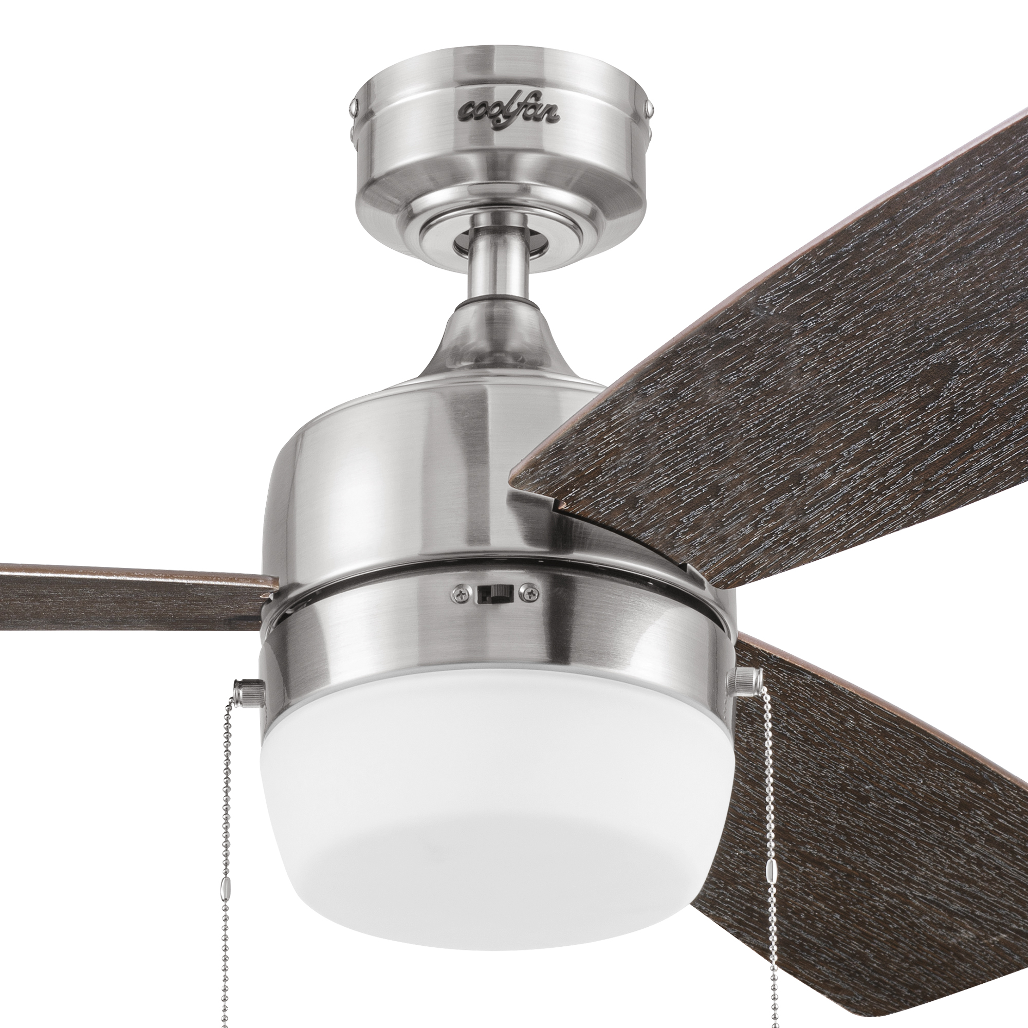 Foto 5 pulgar | Coolfan Ventilador De Techo Luz Led 44 Pulgadas Con 3 Aspas Reversibles