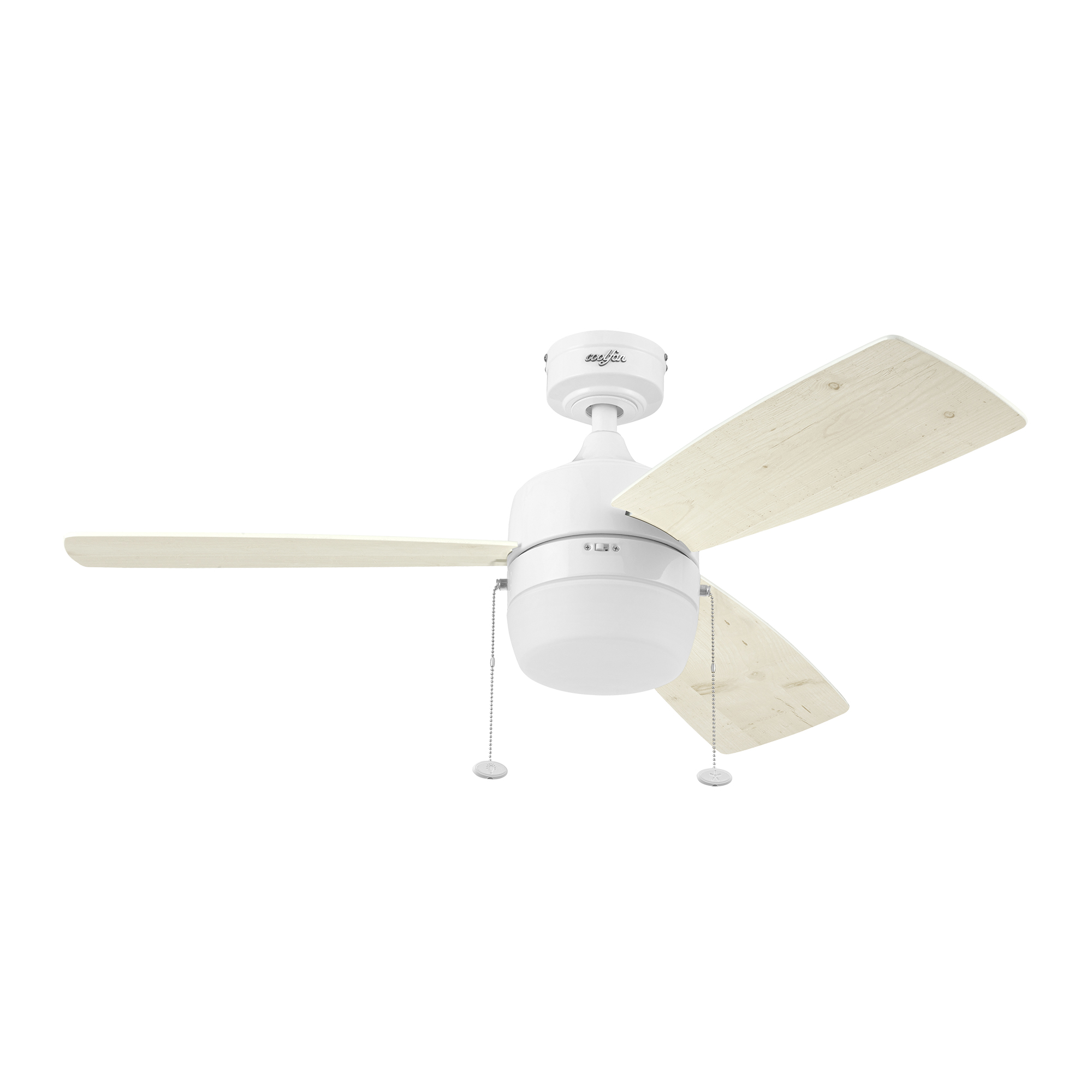 Foto 3 pulgar | Coolfan Ventilador De Techo Luz Led 44 Pulgadas Con 3 Aspas Reversibles
