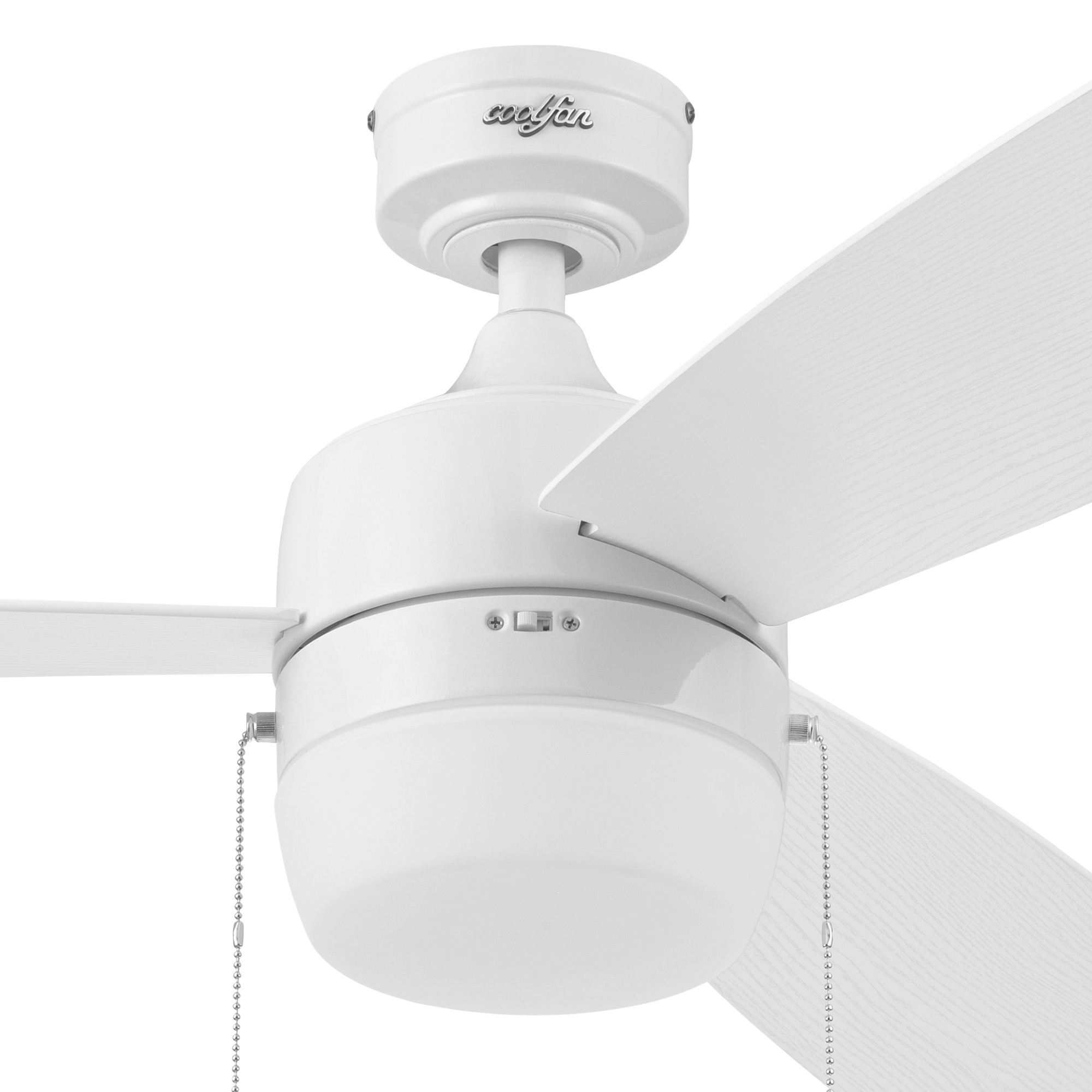Foto 5 pulgar | Coolfan Ventilador De Techo Luz Led 44 Pulgadas Con 3 Aspas Reversibles