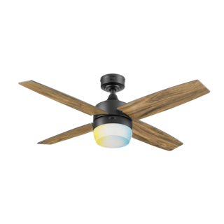 Foto 1 | Ventilador de Techo Luz Led 44" con 4 Aspas Reversibles y Control Remoto