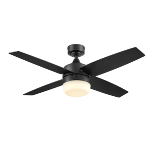 Foto 3 | Ventilador de Techo Luz Led 44" con 4 Aspas Reversibles y Control Remoto