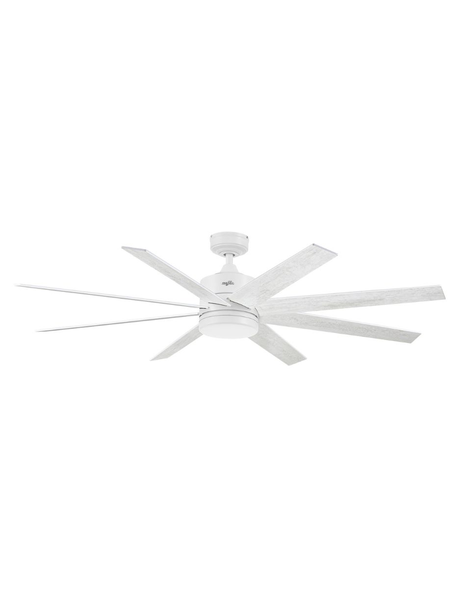 Foto 1 | Coolfan Ventilador De Techo Luz Led 62 Pulgadas Con 8 Aspas Reversibles