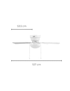 Foto 6 | Coolfan Ventilador De Techo Luz Led 42 Pulgadas Con 5 Aspas Reversibles