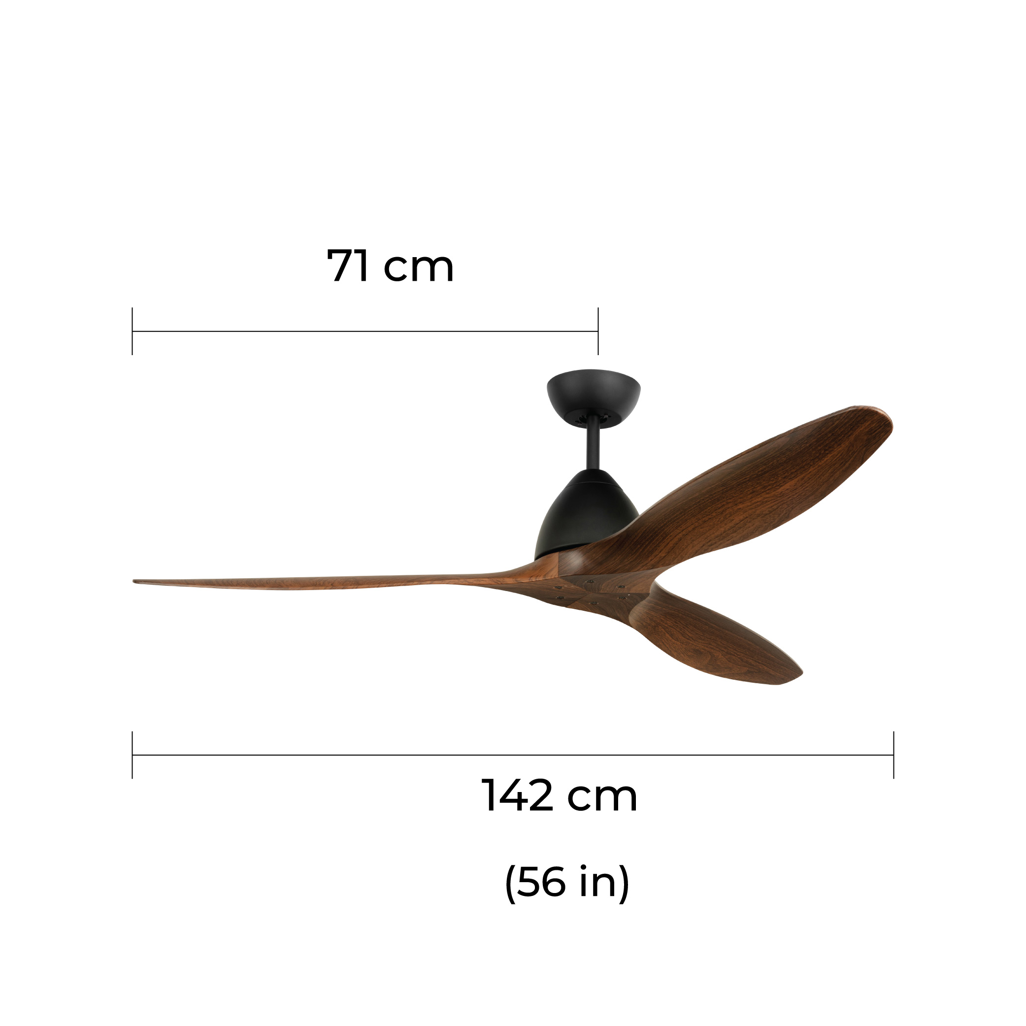 Foto 5 pulgar | Coolfan Ventilador De Techo 56 Pulgadas Con 3 Aspas Para Exterior