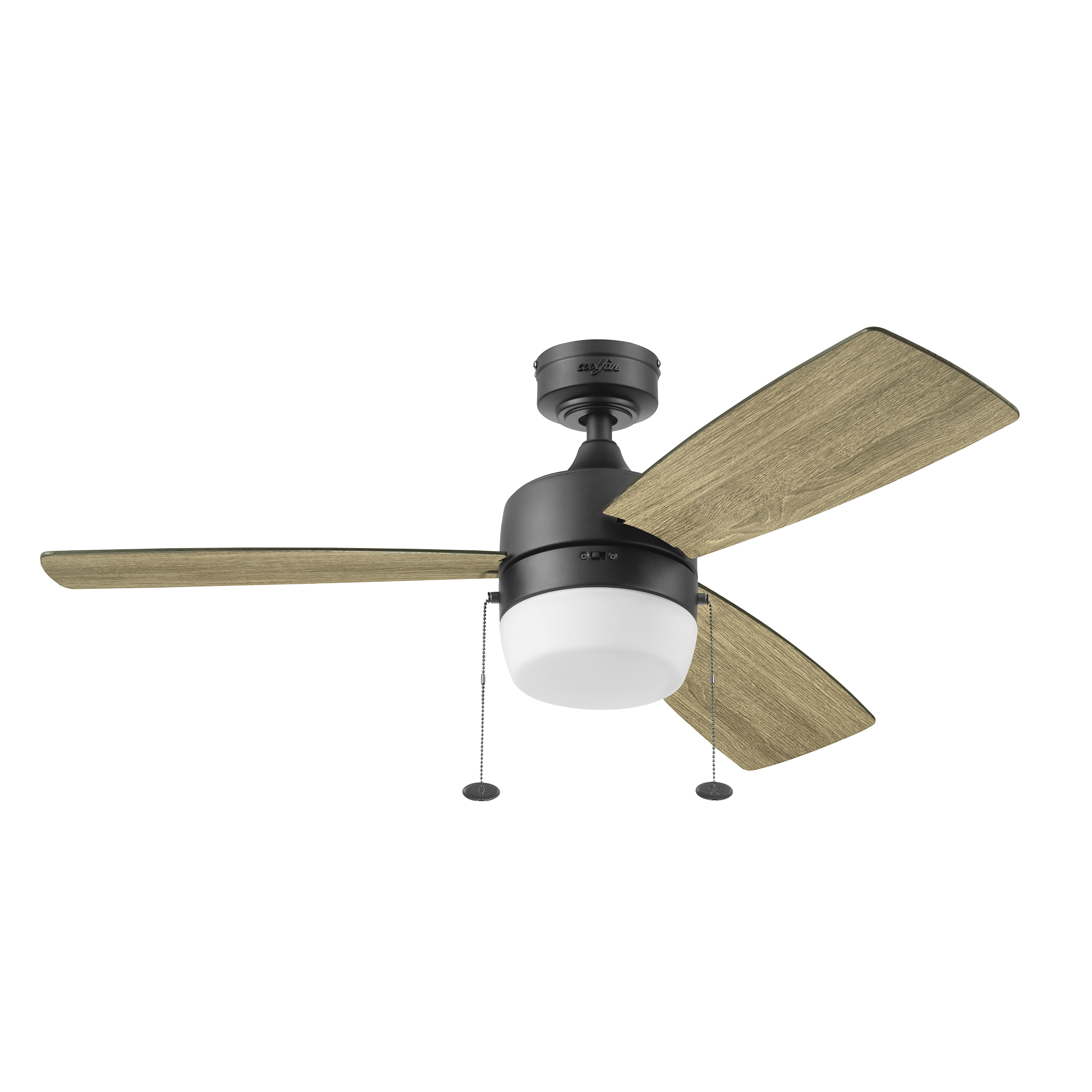 Foto 3 pulgar | Coolfan Ventilador De Techo Luz Led 44 Pulgadas Con 3 Aspas Reversibles
