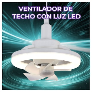 Foto 3 | Ventilador Oscilante de Techo Con Luz Led Tres Tonos Y Control Remoto Elegate