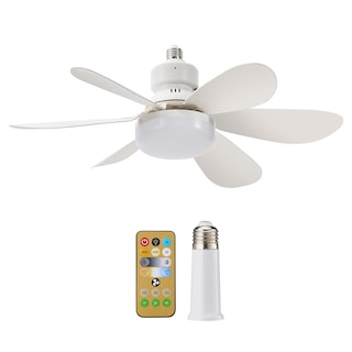 Foto 1 | Foco Lámpara Ventilador 6 Aspas 30w con Control Remoto