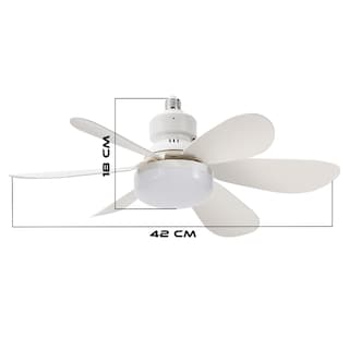 Foto 8 | Foco Lámpara Ventilador 6 Aspas 30w con Control Remoto
