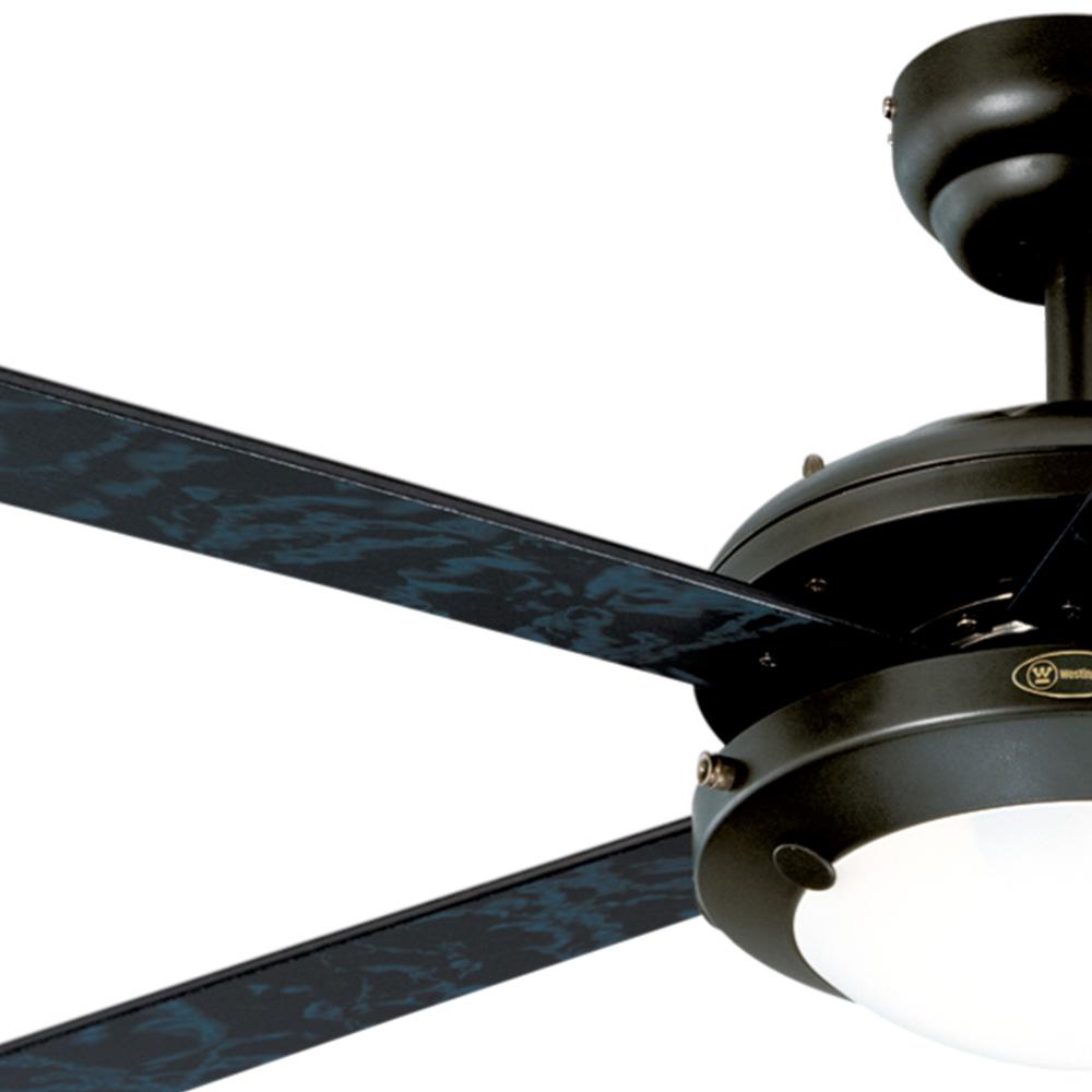 Foto 4 pulgar | Ventilador Westinghouse Comet Negro Mate 52'' Sin Luz Con Control Cadena