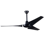 Ventilador Westinghouse Boreas Negro 60'' Con Control De Pared