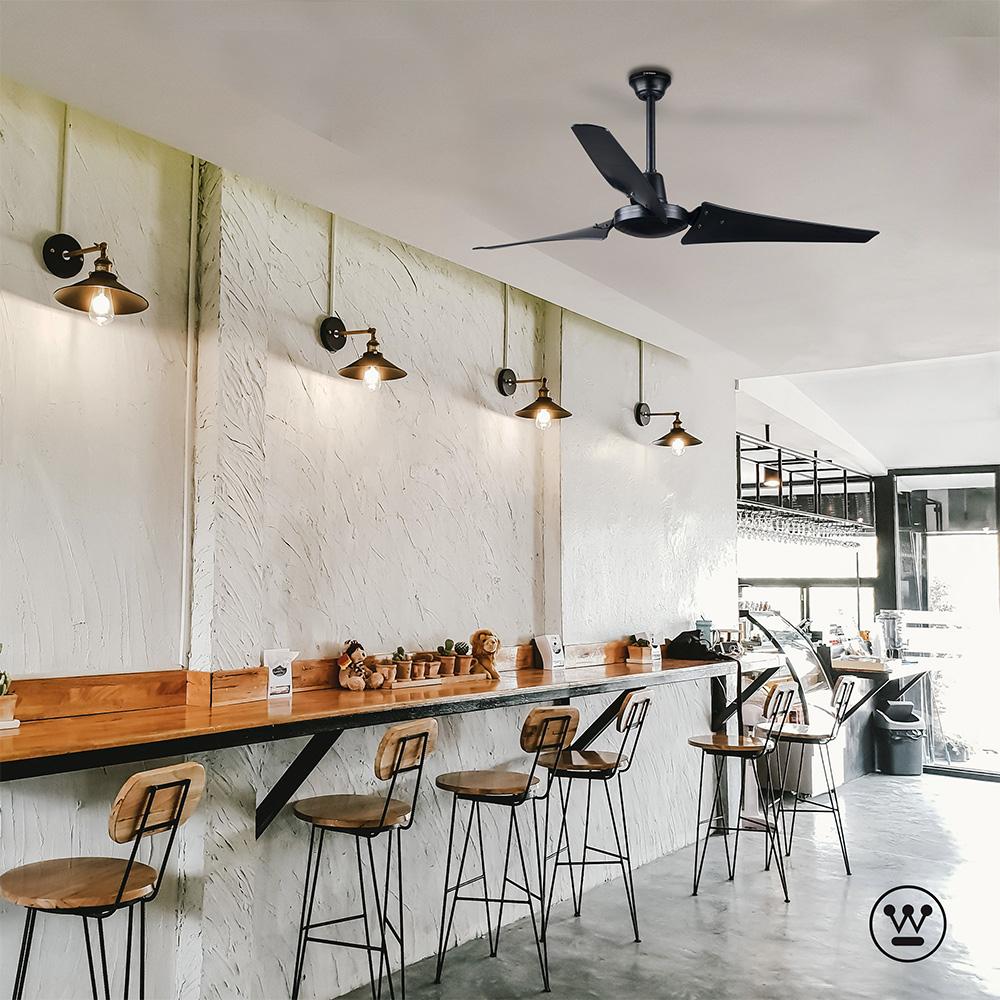 Foto 5 pulgar | Ventilador Westinghouse Boreas Negro 60'' Con Control De Pared