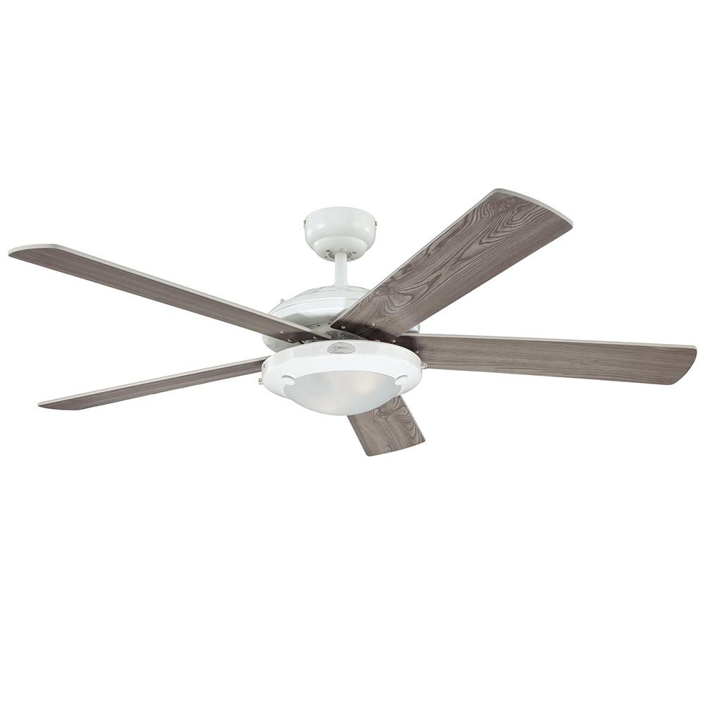 Foto 3 pulgar | Ventilador Westinghouse Comet Blanco 52'' Sin Luz Con Control Cadena