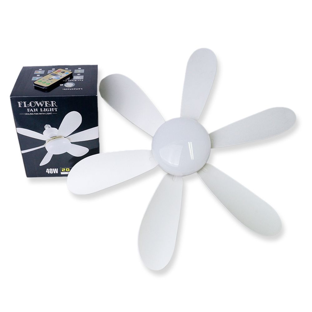 Foto 2 pulgar | Ventilador De Techo Luz Lámpara 6 Aspas Con Control Remoto
