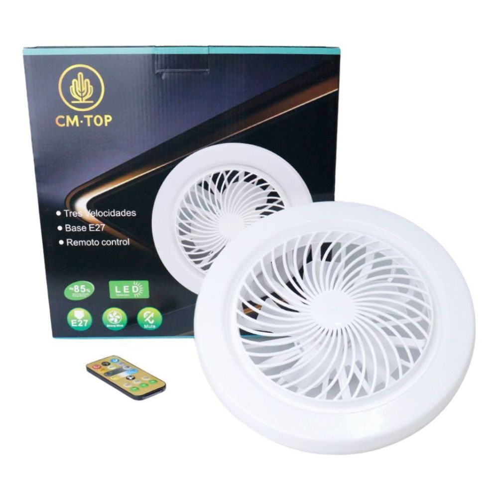 Foto 3 pulgar | Lámpara Ventilador De Techo Con Luz 3 Velocidades Para Dormitorio Y Cocina