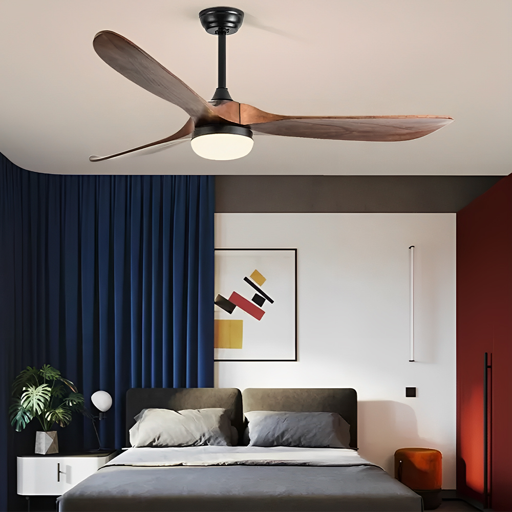 Foto 5 pulgar | Ventilador De Techo 3 Aspas Imitación Madera, 3 Luces Y 5 Velocidades – Diseño Elegante Y Funcional