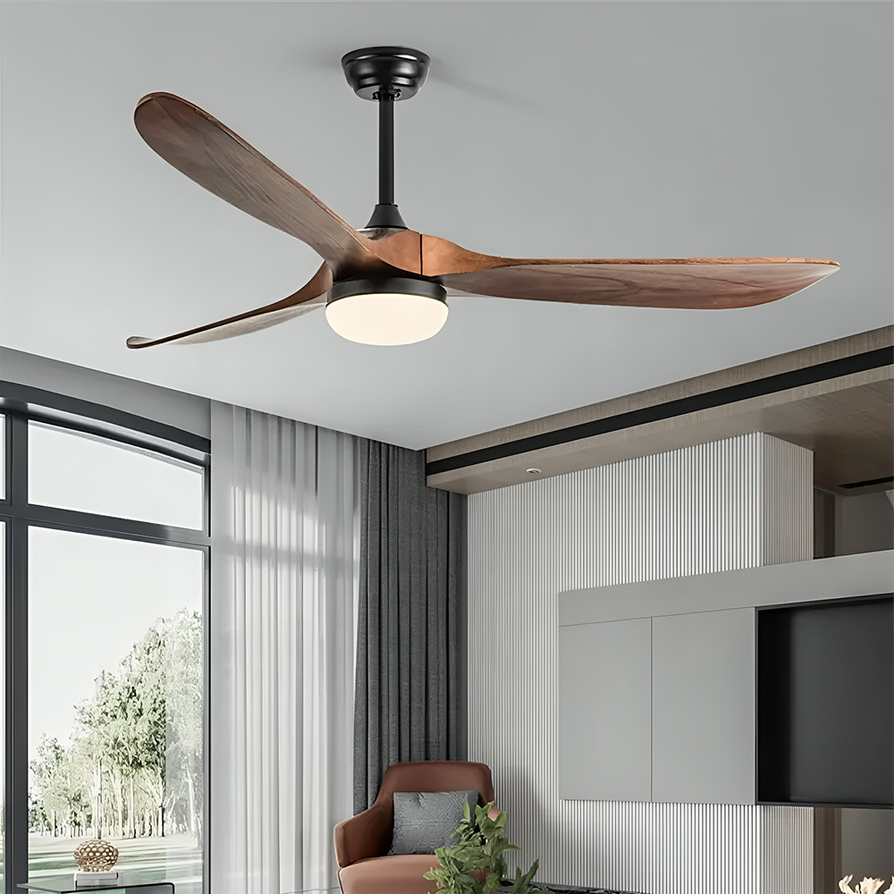 Foto 6 pulgar | Ventilador De Techo 3 Aspas Imitación Madera, 3 Luces Y 5 Velocidades – Diseño Elegante Y Funcional