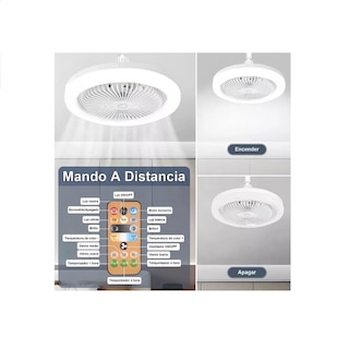 Foto 5 | Ventilador Prodotty con Luz Led Multifuncional