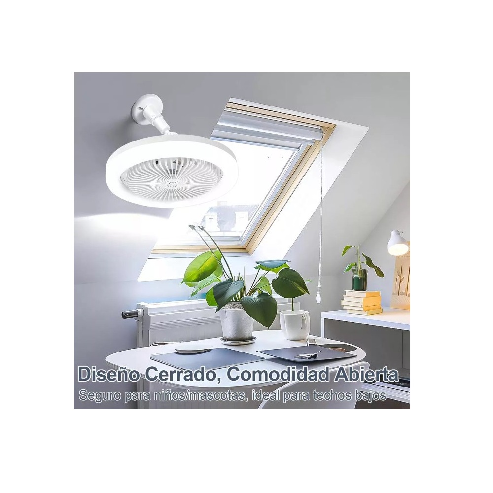 Foto 9 pulgar | Ventilador Prodotty con Luz Led Multifuncional