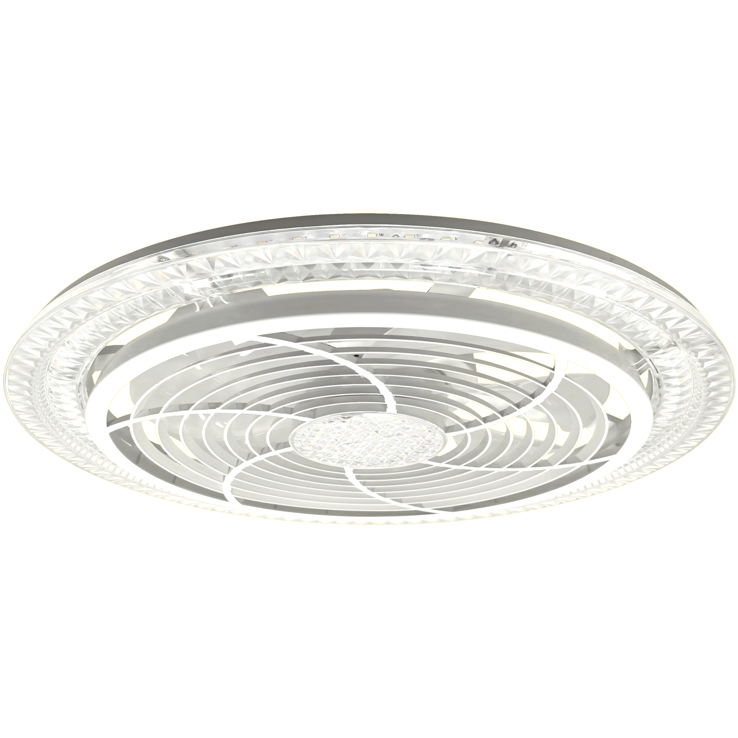 Foto 3 pulgar | Lámpara Led Ventilador Con Control Remoto – 4 Velocidades De Aire + 3 Temperaturas De Luz 🌟💡
