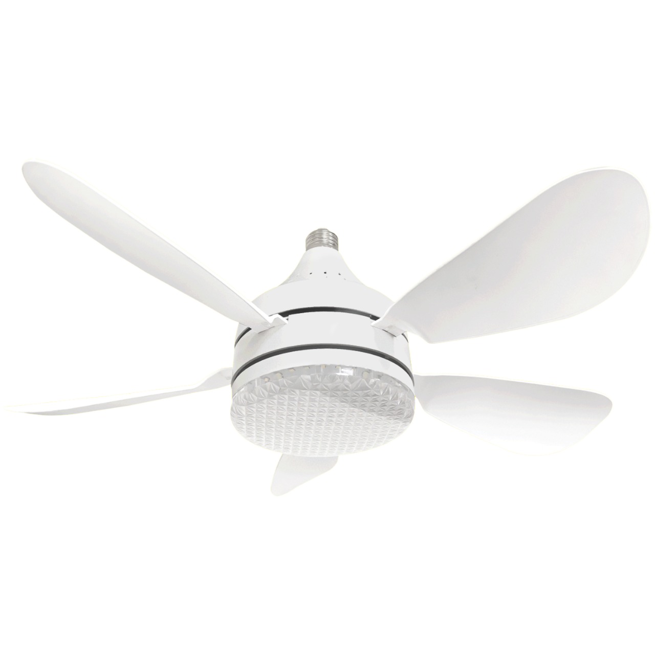 Lámpara Led Ventilador Con Control Remoto – 5 Aspas, 3 Velocidades Y 3 Temperaturas De Luz 🌟💡