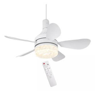 Foto 2 | Lámpara Led Ventilador Con Control Remoto – 5 Aspas, 3 Velocidades Y 3 Temperaturas De Luz 🌟💡
