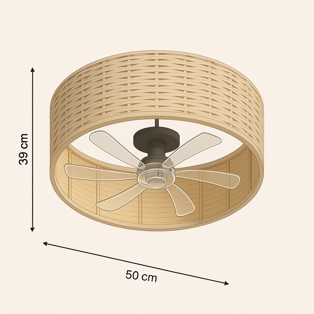 Foto 6 pulgar | 🌟 Ventilador De Techo Cityluz Con Control Remoto Y Luz Regulable - 6 Velocidades 🌟