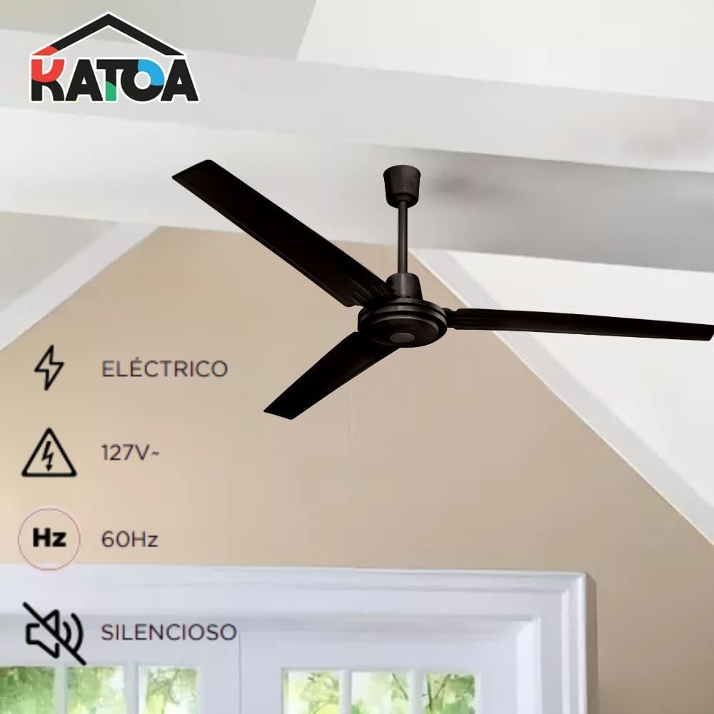 Foto 4 pulgar | Ventilador de Techo 56” 5 Velocidades 65w Interiores