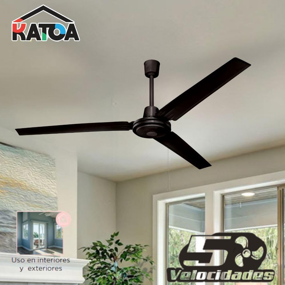Foto 5 pulgar | Ventilador de Techo 56” 5 Velocidades 65w Interiores