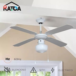 Foto 2 | Katoa Ventilador De Techo Decorativo 42” Con 3 Velocidades, 60w