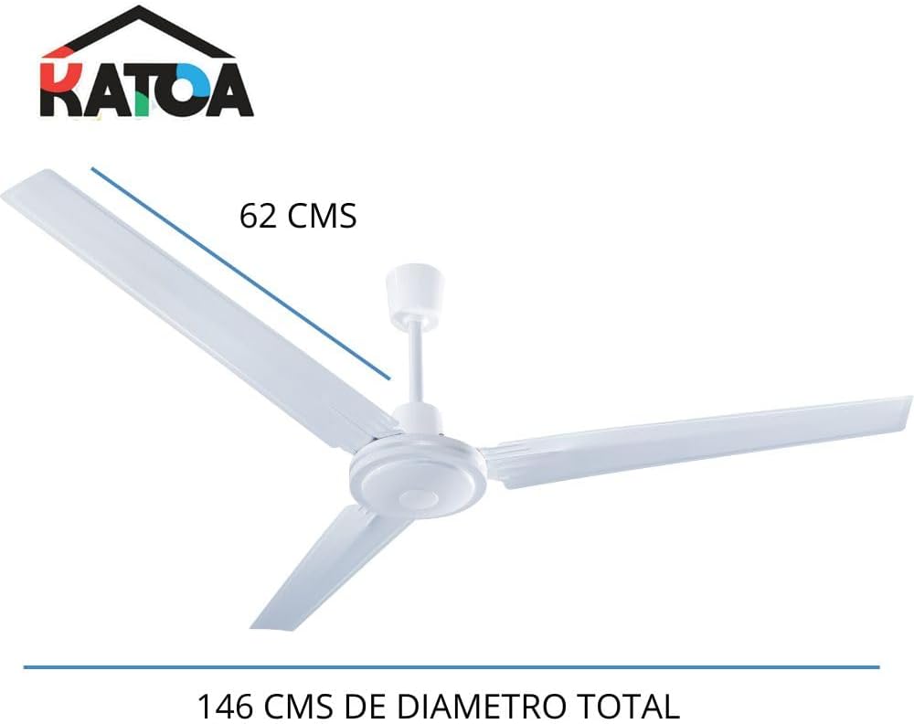Foto 2 | Ventilador de Techo 56” 5 Velocidades 65w Interiores