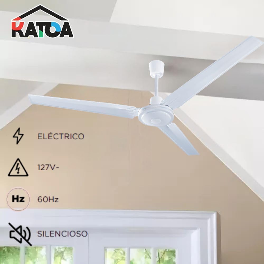 Foto 4 pulgar | Ventilador de Techo 56” 5 Velocidades 65w Interiores
