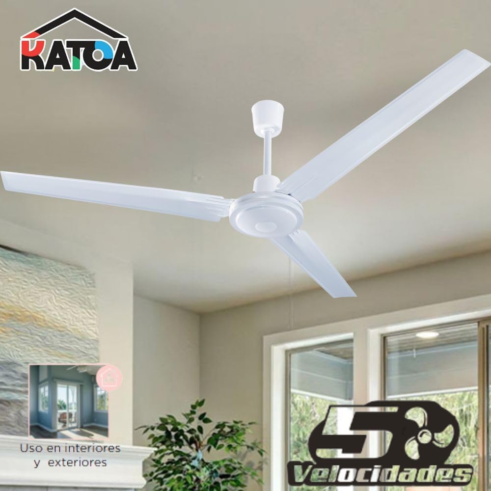 Foto 5 pulgar | Ventilador de Techo 56” 5 Velocidades 65w Interiores