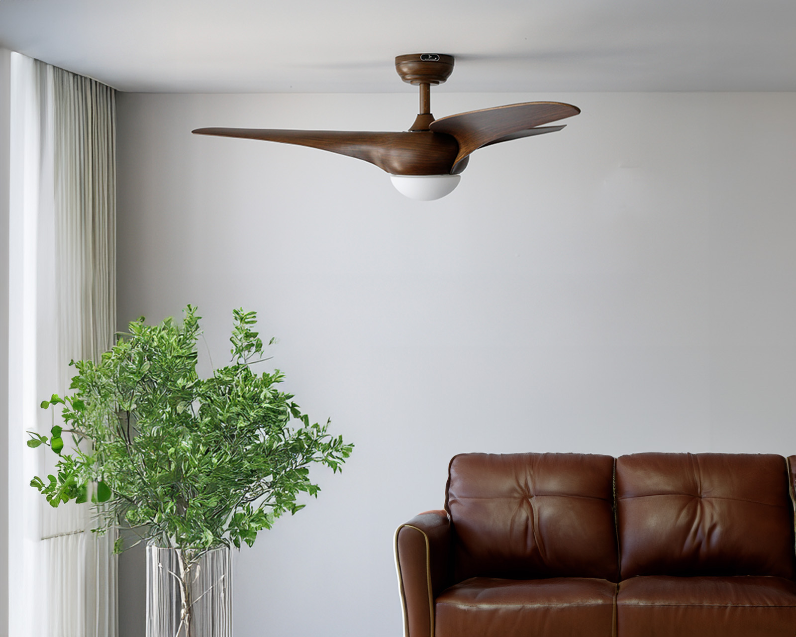 Foto 5 pulgar | Ventilador De Techo Masterfan Danza 52 Pulgadas Caoba Con Luz