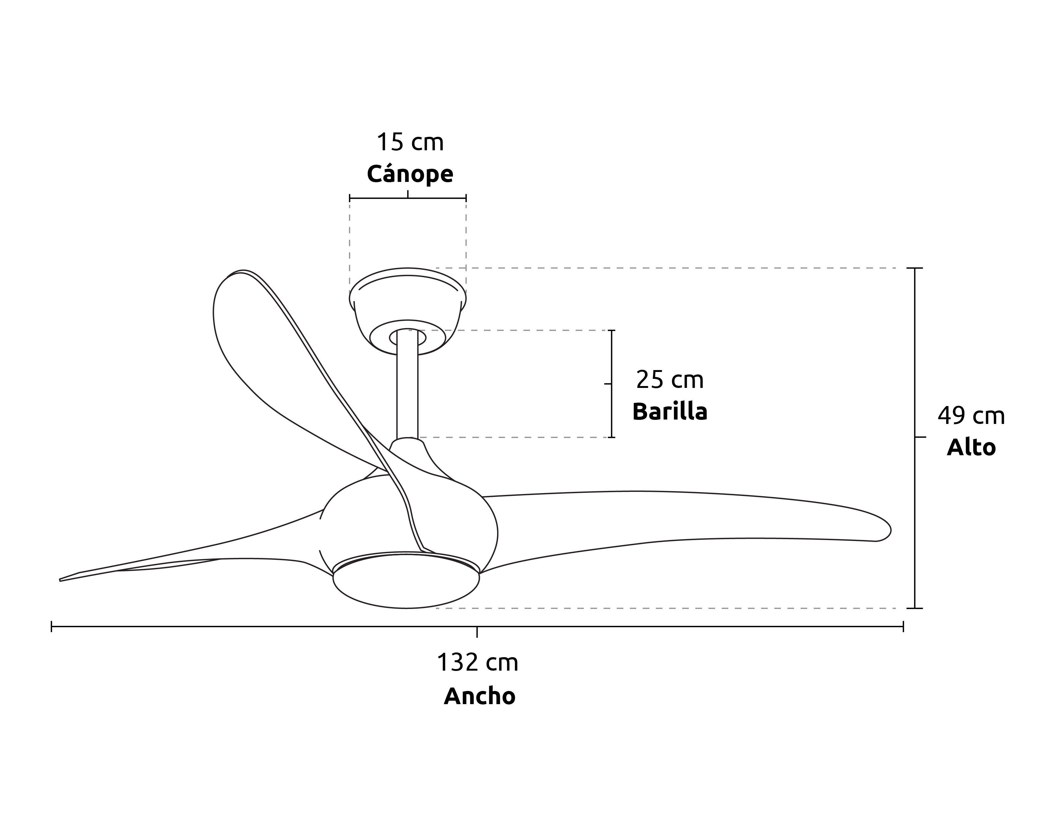 Foto 7 pulgar | Ventilador De Techo Masterfan Danza 52 Pulgadas Caoba Con Luz
