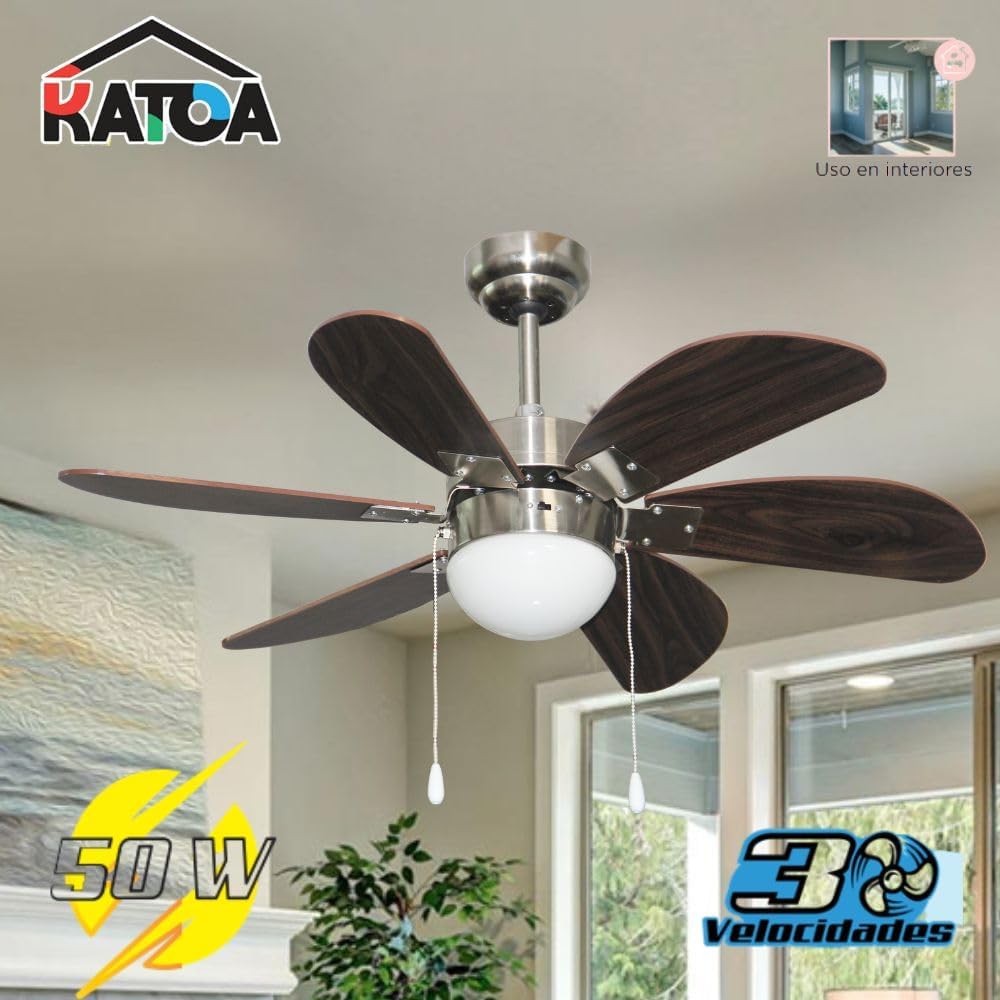 Foto 3 | Ventilador de Techo Cnx de 3 Velocidades