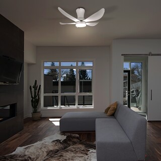 Foto 6 | Mil Luces Ventilador Floris 30w Bl