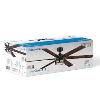Foto 8 | Ventilador De Techo Santana Cct Marca Coolfan De 56 Pulgadas Color Bronce Con Seis Aspas