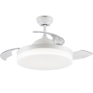 Foto 1 | Ventilador Westinghouse Borealis Iii De 42'' Para Exterior Aspas Retráctiles Transparentes Color Blan