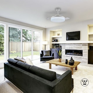 Foto 5 | Ventilador Westinghouse Borealis Iii De 42'' Para Exterior Aspas Retráctiles Transparentes Color Blan