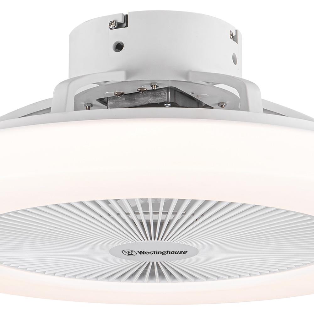 Foto 3 pulgar | Ventilador Westinghouse Zaurak 20'' Color Blanco Con Luz Led Cct Modelo 79016 Con Control Remoto